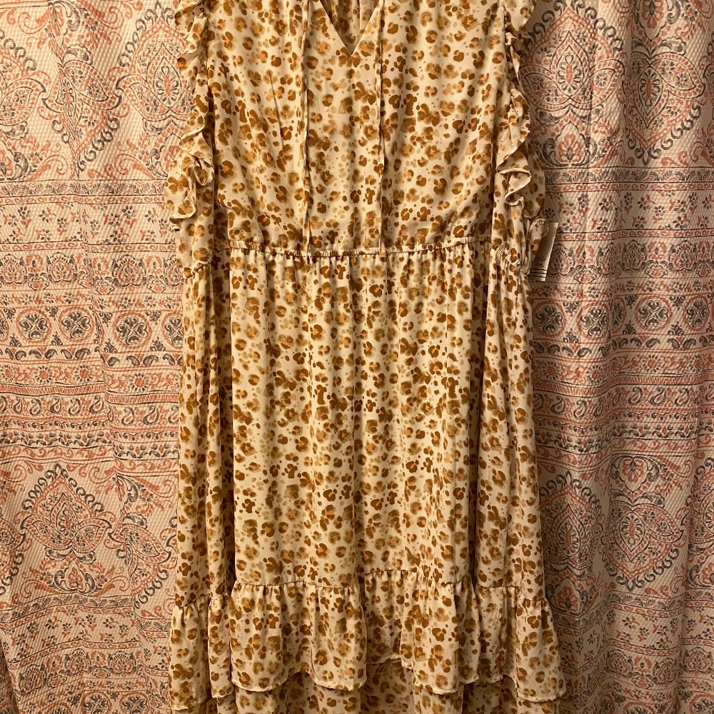 Ophelia Roe leopard summer dress 3X